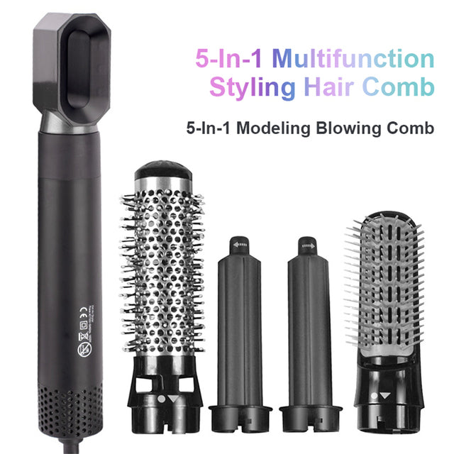 5 in 1 Hair Curler and Straightener Com™