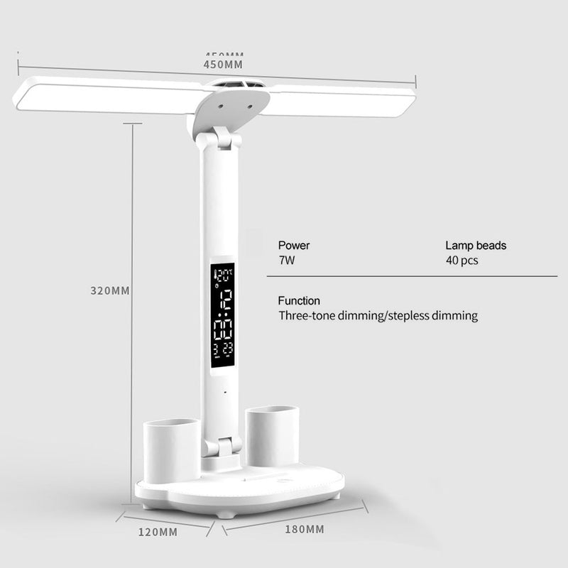 LED Desk Lamp with Pen Holder