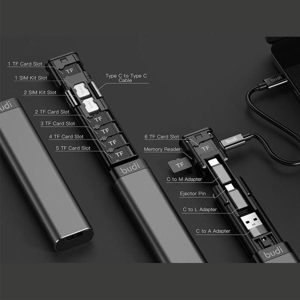 Multi-function Smart Adapter Card Storage Data