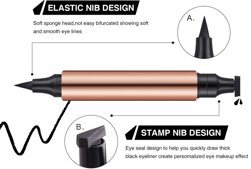 Retail Stream™ 2-in 1 Double Ended Eyeliner Stamp